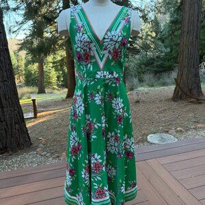 Vince Camuto Handkerchief Midi Dress